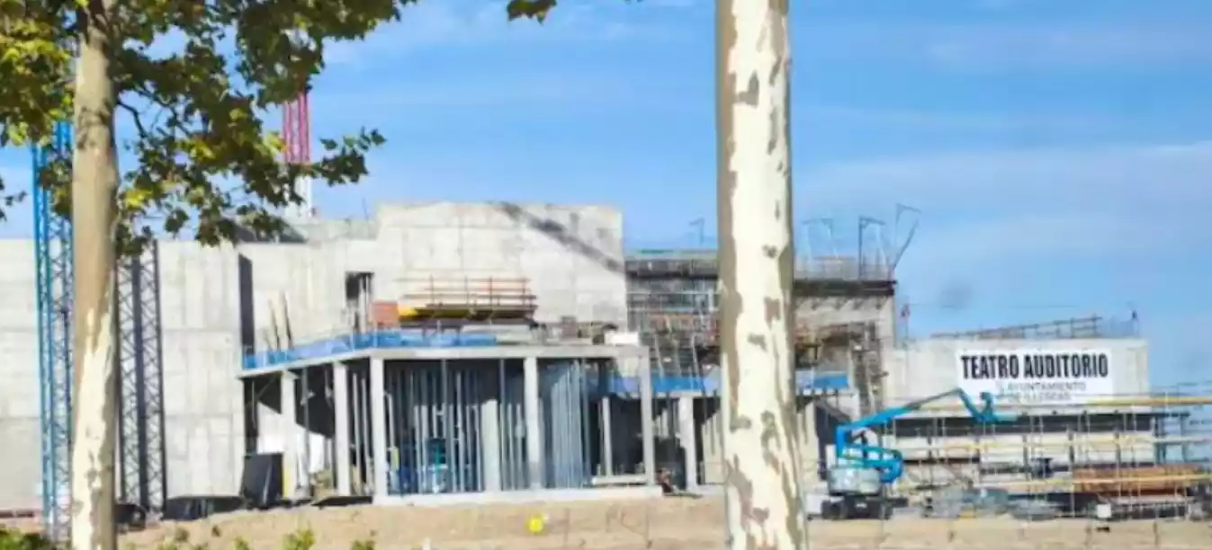 Teatro auditorio illescas en construcción
