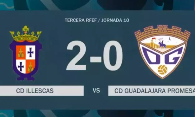 Victoria del CD Illescas ante el Guadalajara Promesas. Crónica y video resumen