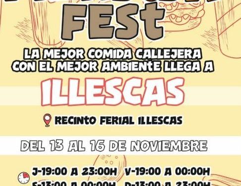 Vuelve la comida callejera a Illescas «mordida fest» en Noviembre