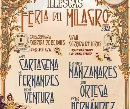Definido el cartel taurino de las Fiestas del Milagro 2026