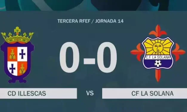El CD Illescas no pasa del empate en el municipal. Crónica y video resumen del partido