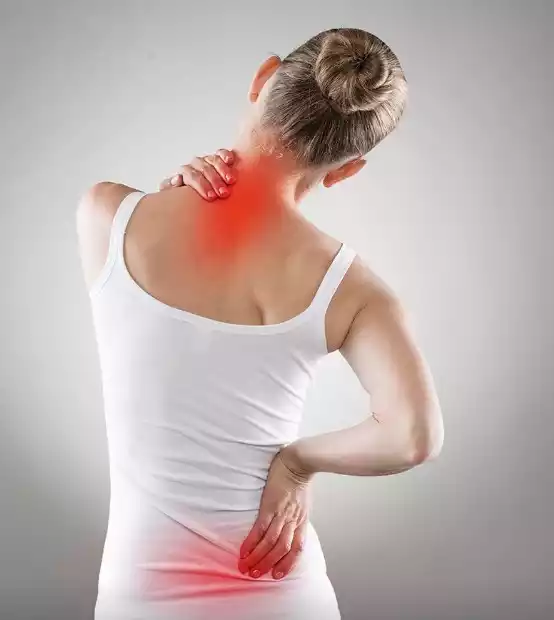 Fibromialgia. Foto de archivo