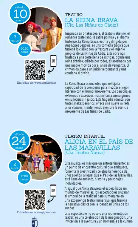 teatro-1 Programa cultural Illescas 2026 teatro