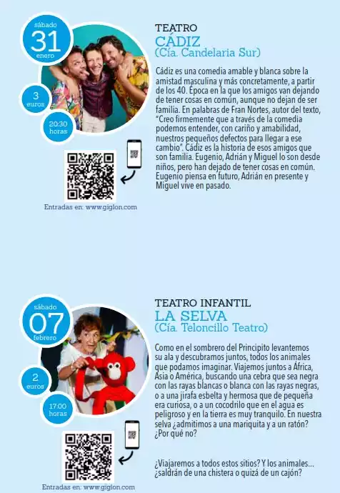 teatro-2 Programa cultural Illescas 2026 teatro