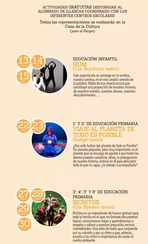 teatro-en-la-escuela Programa cultural Illescas 2026 Teatro en la Escuela