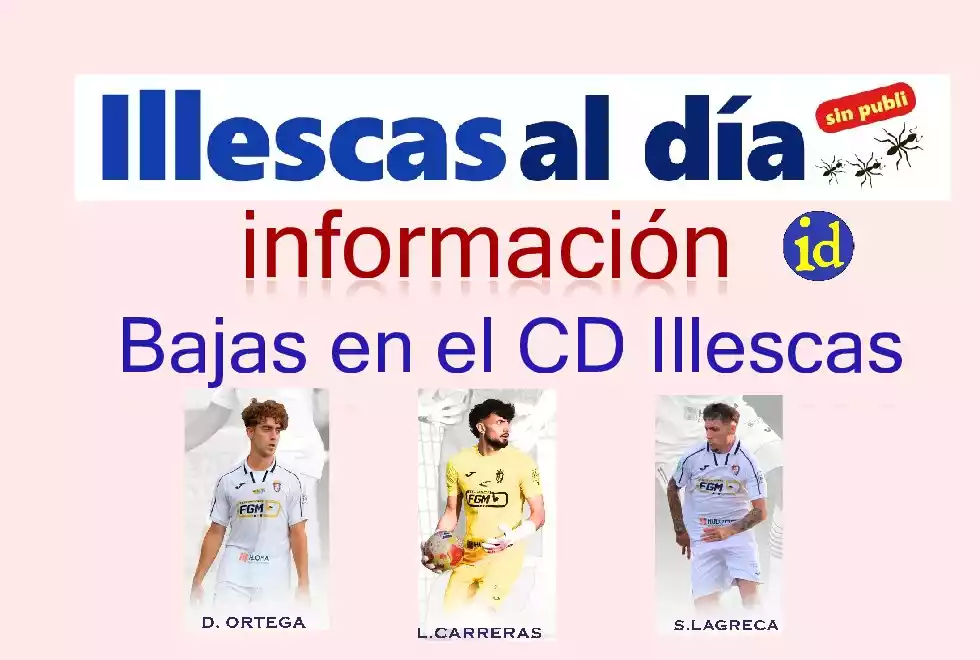 Bajas jugadores CD Illescas