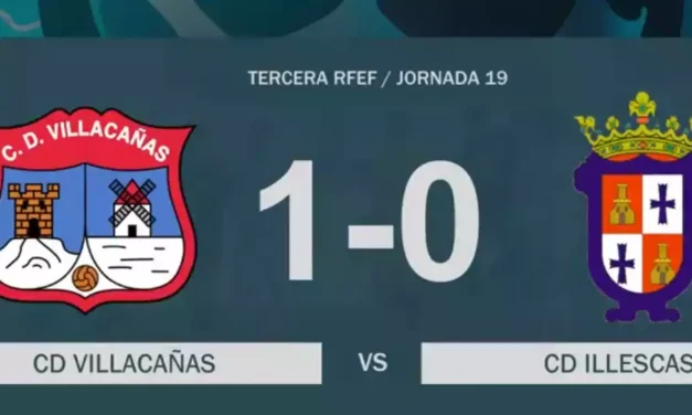 Derrota del CD Illescas en Villacañas. Video resumen del partido