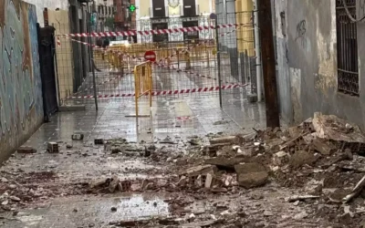 Están cortadas varias calles en Illescas Centro