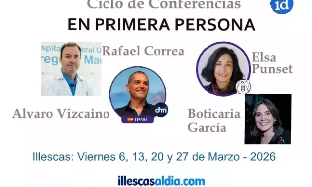 Tendrá lugar en Illescas el ciclo de conferencias «En primera persona»