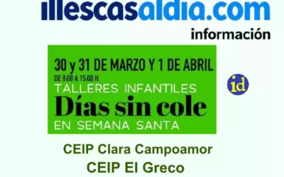 En los «días sin cole» habrá talleres infantiles de Semana Santa Illescas 2026