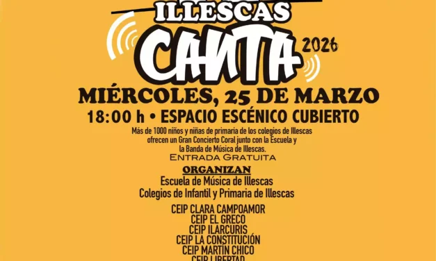 Más de mil alumnos se unen en la VII edición de «Illescas canta»