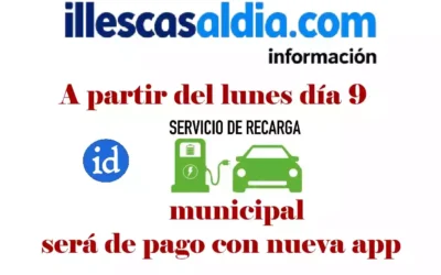 A partir del 9 de Marzo los cargadores eléctricos municipales serán de pago