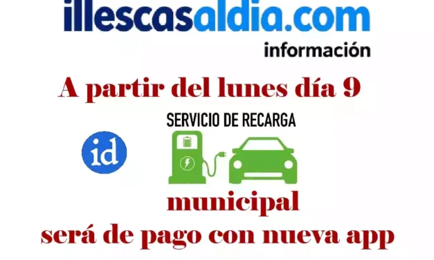 A partir del 9 de Marzo los cargadores eléctricos municipales serán de pago