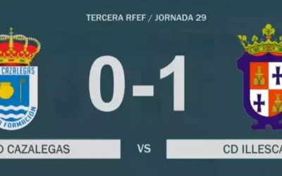 Victoria del CD Illescas en Cazalegas. Video resumen. Resultados y clasificación