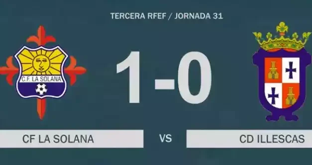 El CD Illescas pierde en La Solana. Video resumen resultados y clasificación