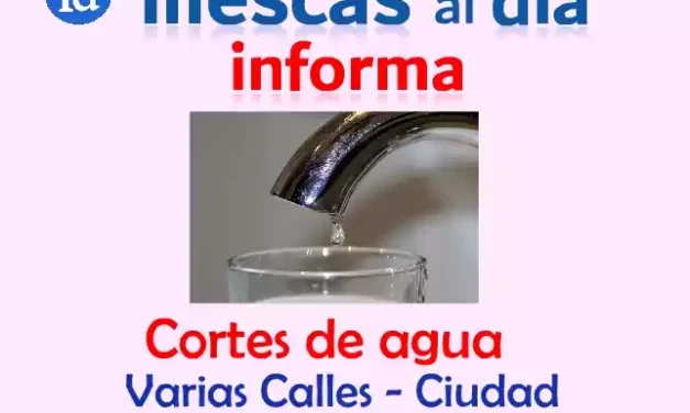 De nuevo un corte de agua en varias calles de Illescas Ciudad