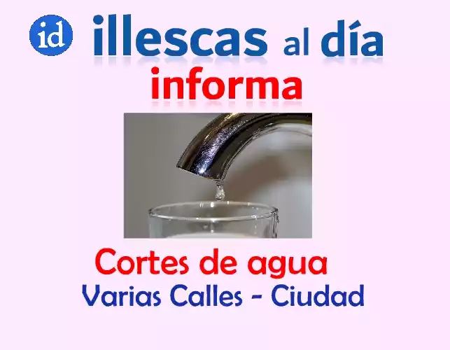cortes-agua-illescas Cortes de agua Illescas ciudad