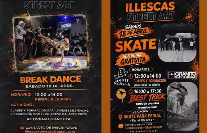 Skate y Break Dance en Recinto Ferial de Illescas