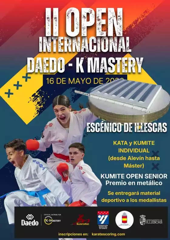 II Open Internacional DaeDo K-Mastery de Kárate Illescas 2026