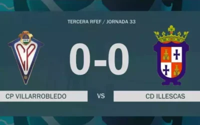 Empate del CD Illescas en Villarrobledo. Video resumen resultados y clasificación