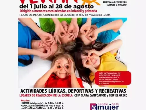 Illescas pone en marcha la Escuela de Verano Illescas-2026 (información general)