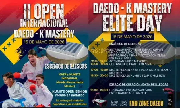 Horarios del II Open Internacional DaeDo K-Mastery de Kárate en Illescas
