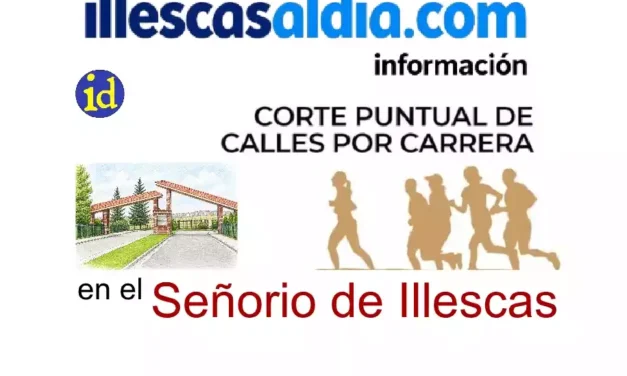 Cortes de calles en el Señorío de Illescas por evento deportivo