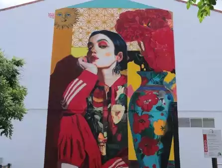 Illescas estrena un mural en el Parque Príncipe de Asturias