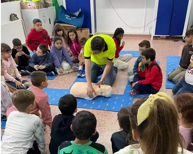 Alumnos Illescas y Numancia. Primeros auxilios