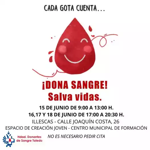 Donación de sangre en Illescas