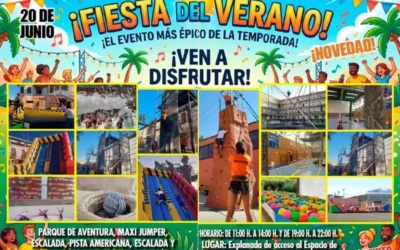 Fiesta Infantil Verano Illescas 2026. Próximo sábado 20 de Junio
