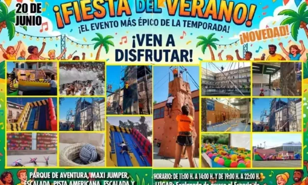 Fiesta Infantil Verano Illescas 2026. Próximo sábado 20 de Junio