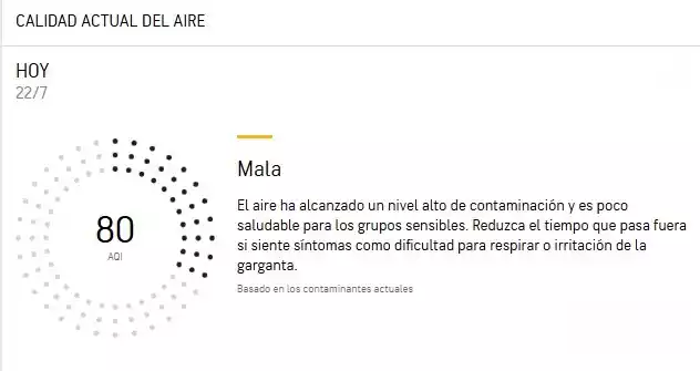 calidad-aire-22-07 Calidad del Aire dia 22 de Julio 2026