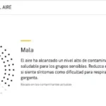 Hoy sábado muy mala calidad del aire en Illescas. Datos y previsiones horarias