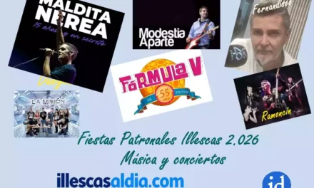 Conciertos en las Fiestas Patronales de Illescas 2.026