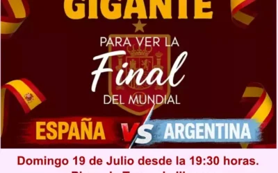 La Final de la Copa del Mundo en pantalla gigante en la Plaza de Toros de Illescas