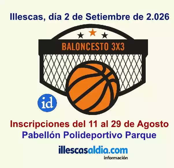 Baloncesto 3x3 Fiestas Illescas 2026