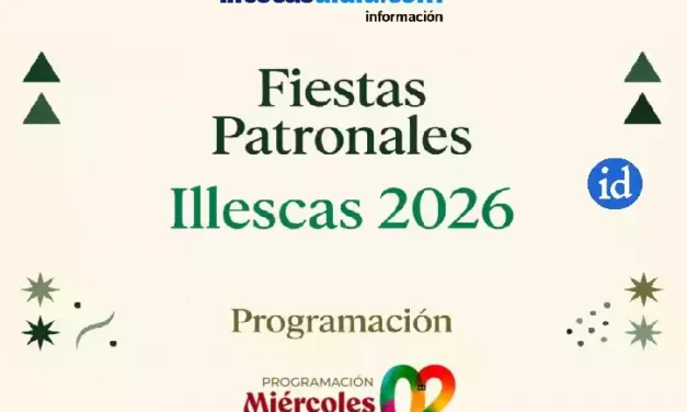 Fiestas Patronales Illescas 2.026. Programación Miércoles 2 de Setiembre