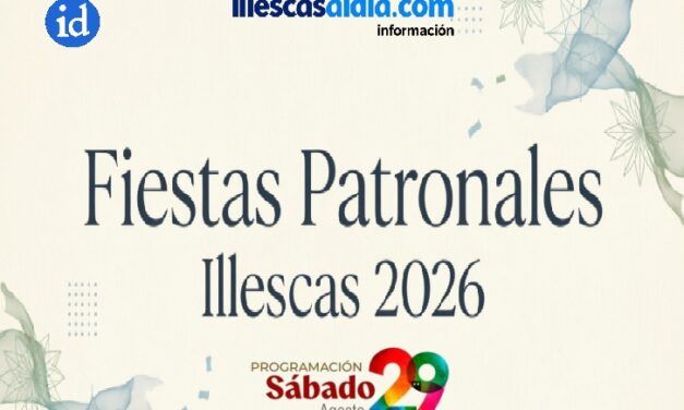 Fiestas Patronales Illescas 2.026. Programación Sábado 29 de Agosto
