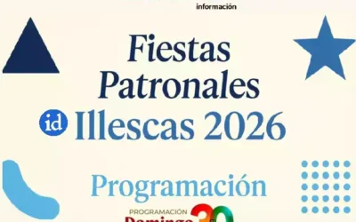 Fiestas Patronales Illescas 2.026. Programación Domingo 30 de Agosto