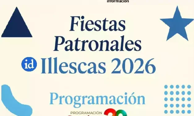 Fiestas Patronales Illescas 2.026. Programación Domingo 30 de Agosto