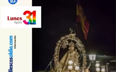 Recorrido de «La Caridad» en la procesión de las Fiestas Illescas 2026