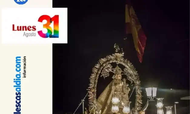 Recorrido de «La Caridad» en la procesión de las Fiestas Illescas 2026