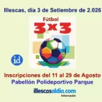 Fútbol 3×3 Fiestas Patronales Illescas 2026