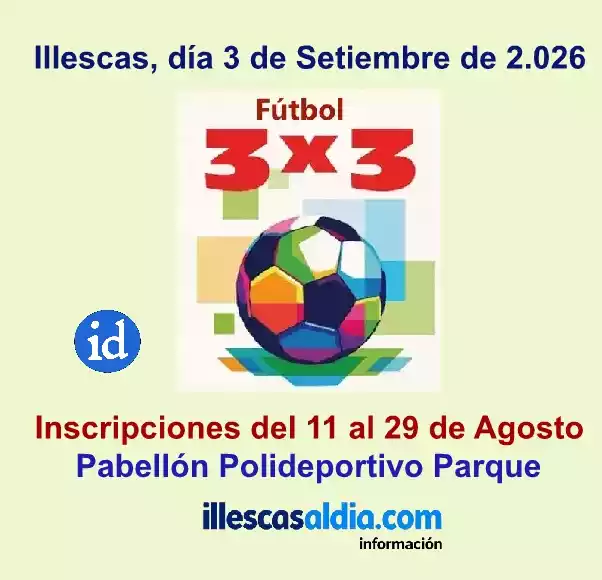 Futbol 3x3 Fiestas Illescas 2026