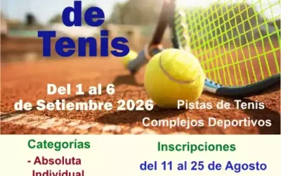 Torneo de Tenis Memorial Rubén Martínez Rubio Illescas 2026