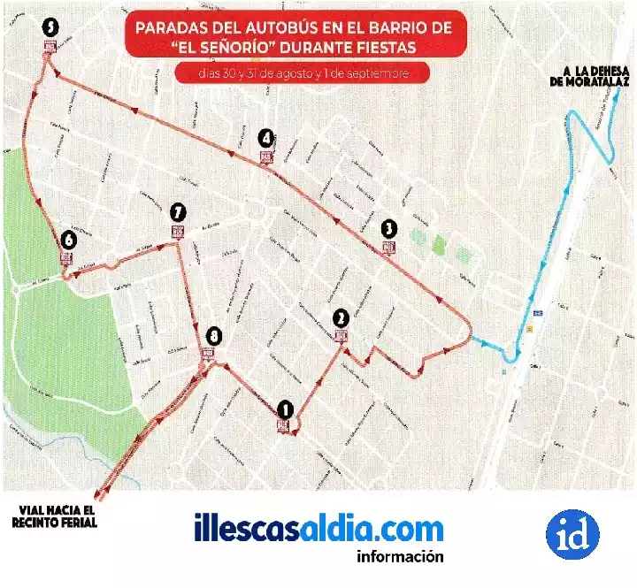 Bus Urbano Señorío Fiestas Illescas 2026