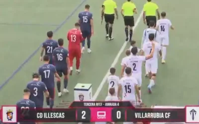 El CD Illescas se estrena de tres en el Municipal. Buen juego y oficio Ante el Villarrubia (video resumen)
