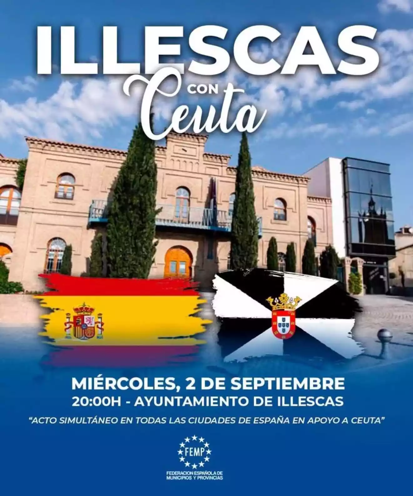 Concentración en Illescas de apoyo a Ceuta