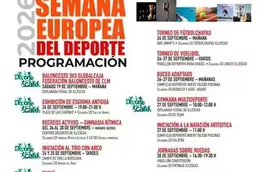 Semana Europea del Deporte en Illescas. Programación
